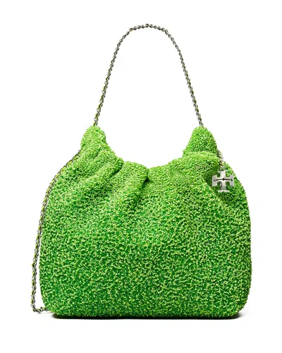 Tory Burch X Bonbon Fleming Embellished Mini Hobo Bag