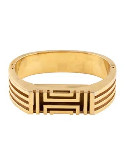 Pre-owned Tory Burch X Fitbit Hinged Bangle Bracelet, 6.5" In Multi