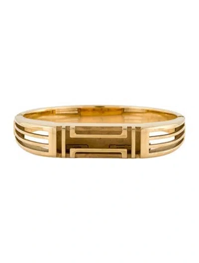 Pre-owned Tory Burch X Fitbit Hinged Bangle Bracelet, 7" In Multi