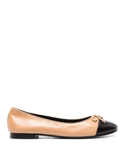 TORY BURCH BOW-DETAIL BALLERINAS
