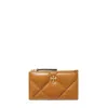 Tory Burch Zip Card Case In Brown