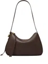 Tory Burch Zip-fastening Flap Shoulder Bag In Brown