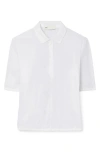 TORY BURCH ZIP NECK POLO