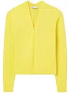 Tory Burch Zip-up Sweater In Green