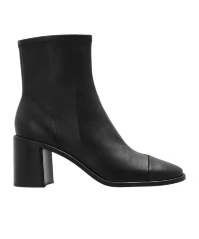 TORY BURCH TORY BURCH CAP-TOE HEELED ANKLE BOOTS