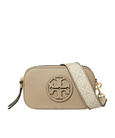 Tory Burch Zippered Shoulder Bag In Brown