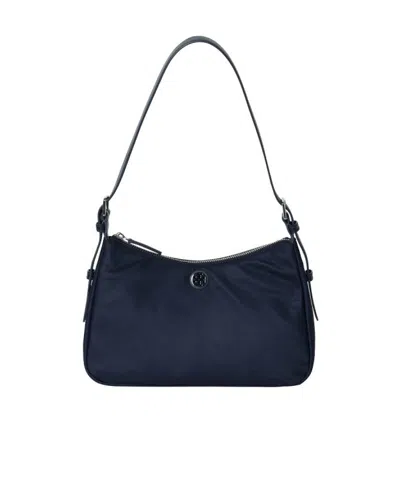 Tory Burch Zippered Tote Bag In Black