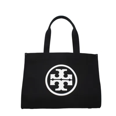 Tory Burch Shoulder Bags Ella Woman Fabric Black