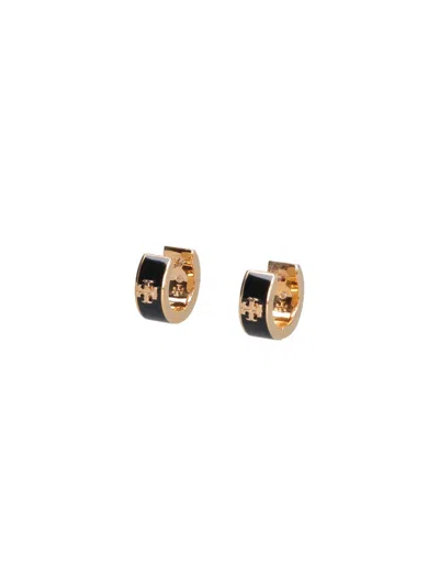 Tory Burch -style Enamel Mini Bracelet In Goldtone Bezel-set Cubic Zirconia Charm