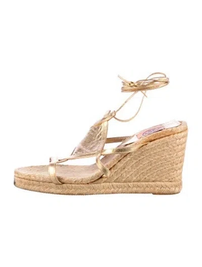 Pre-owned Tory By Tory Burch Leather Espadrilles