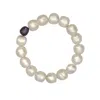 Tory Long Women's Lulu Freshwater Pearl White Bracelet In White