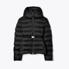 Tory Sport Tory Burch Belted Down Jacket In Black