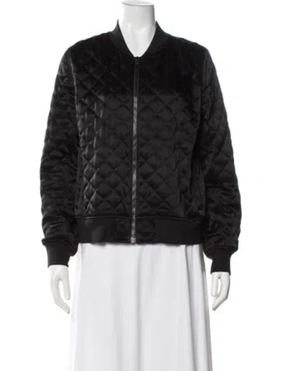 Pre-owned Tory Sport Bomber Jacket In Black