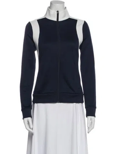 Pre-owned Tory Sport Bomber Jacket In Blue