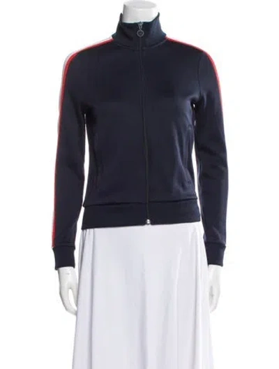 Pre-owned Tory Sport Bomber Jacket In Blue