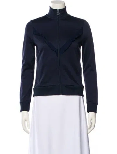 Pre-owned Tory Sport Bomber Jacket In Blue