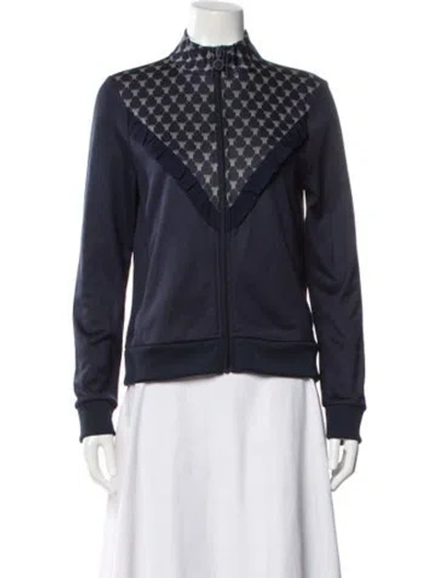 Pre-owned Tory Sport Bomber Jacket In Blue