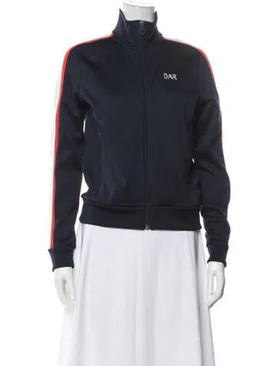 Pre-owned Tory Sport Bomber Jacket In Blue