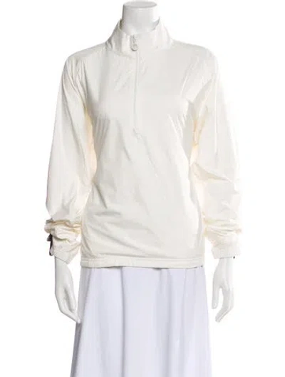 Pre-owned Tory Sport Bomber Jacket In Neutral