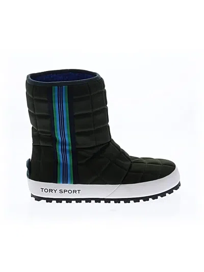 Pre-owned Tory Sport Boots In Green