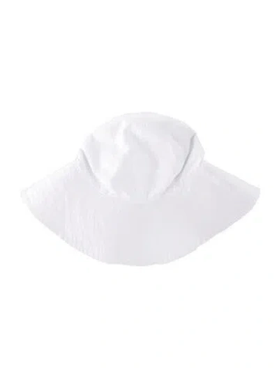 Pre-owned Tory Sport Bucket Hat In White