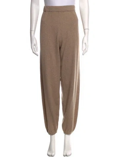 Pre-owned Tory Sport Cashmere Wide Leg Pants In Neutrals