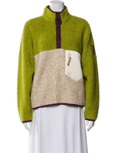 Pre-owned Tory Sport Colorblock Pattern Jacket In Multi