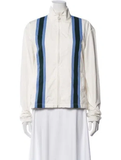 Pre-owned Tory Sport Colorblock Pattern Performance Jacket In Neutral