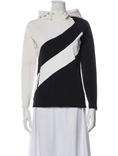 Pre-owned Tory Sport Colorblock Pattern Performance Jacket In White
