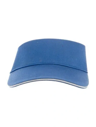 Pre-owned Tory Sport Cotton Sun Visor In Blue