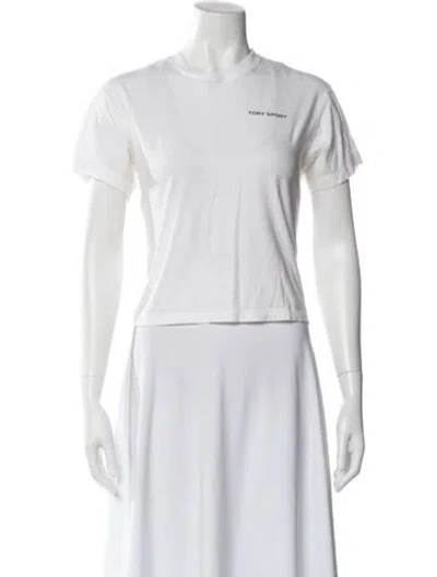Pre-owned Tory Sport Crew Neck Short Sleeve T-shirt In Multi