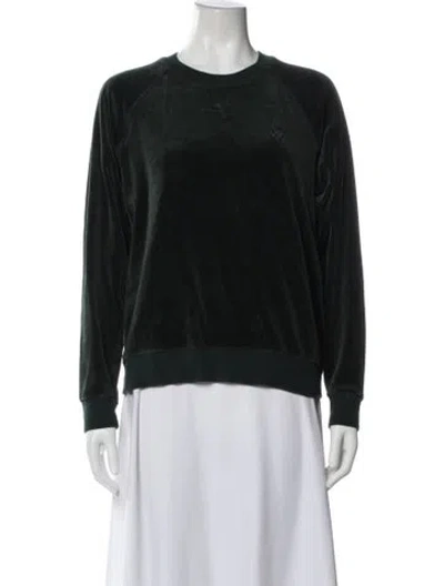 Pre-owned Tory Sport Crew Neck Sweater In Black