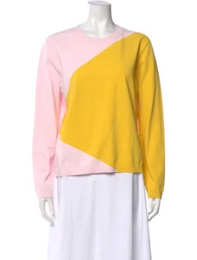 Pre-owned Tory Sport Crew Neck Sweater In Multi