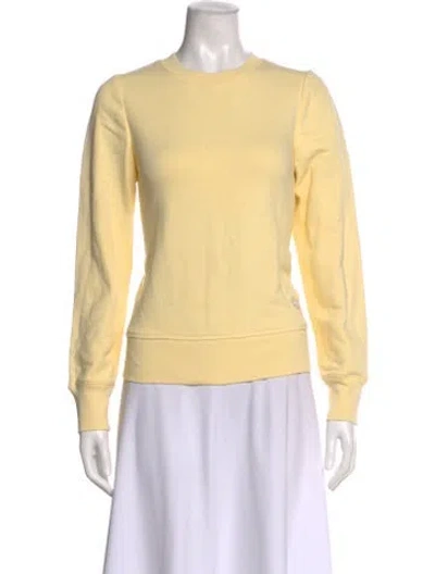 Pre-owned Tory Sport Crew Neck Sweater In Yellow