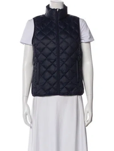 Pre-owned Tory Sport Down Jacket In Blue