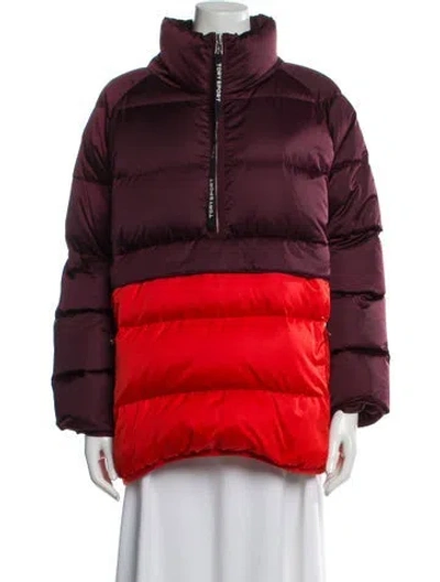Pre-owned Tory Sport Down Jacket In Multi