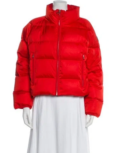 Pre-owned Tory Sport Down Jacket In Orange