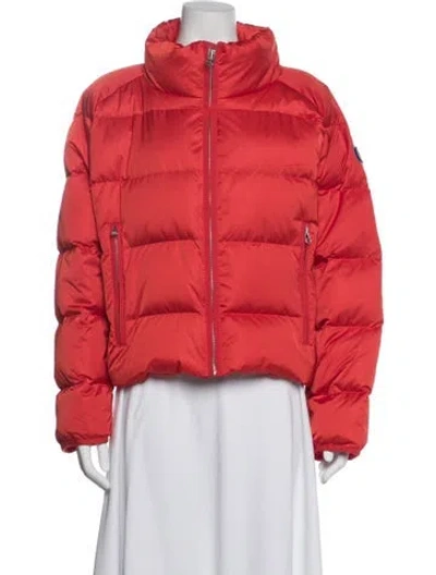 Pre-owned Tory Sport Down Jacket In Orange