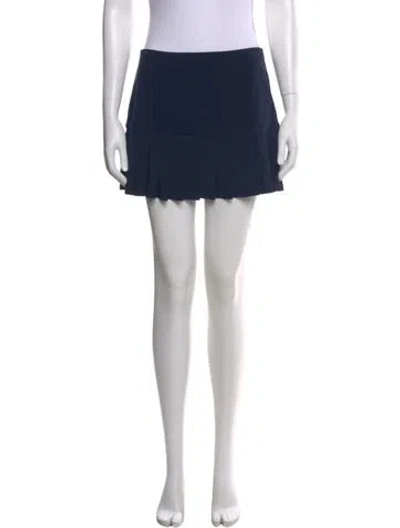 Pre-owned Tory Sport Eyelet Trim Mini Skirt W/ Tags In Blue