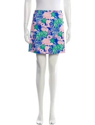 Pre-owned Tory Sport Floral Print Mini Skirt W/ Tags