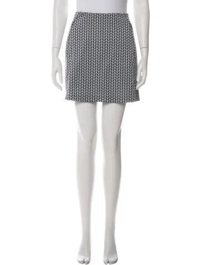 Pre-owned Tory Sport Graphic Print Mini Skirt In Green