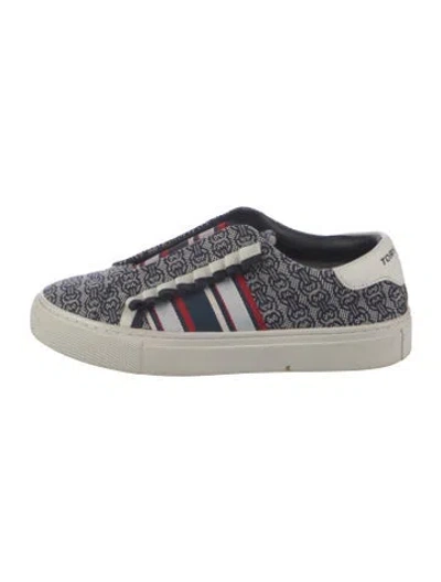 Pre-owned Tory Sport Graphic Print Sneakers In Blue