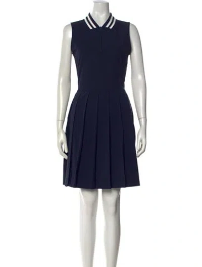 Pre-owned Tory Sport Knee-length Dress In Blue