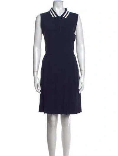 Pre-owned Tory Sport Knee-length Dress In Blue