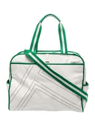Pre-owned Tory Sport Leather Crossbody Bag In White