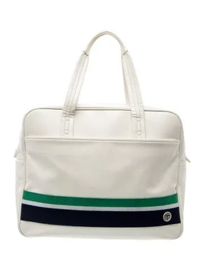 Pre-owned Tory Sport Leather Tote In Neutral