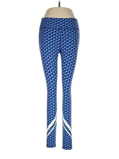 Pre-owned Tory Sport Leggings In Blue