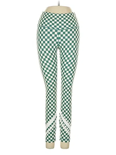 Pre-owned Tory Sport Leggings In Green