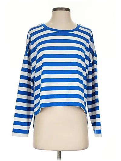Pre-owned Tory Sport Long Sleeve T-shirt In Blue