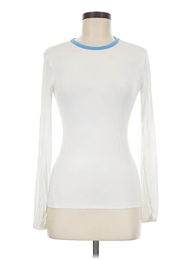 Pre-owned Tory Sport Long Sleeve T-shirt In White